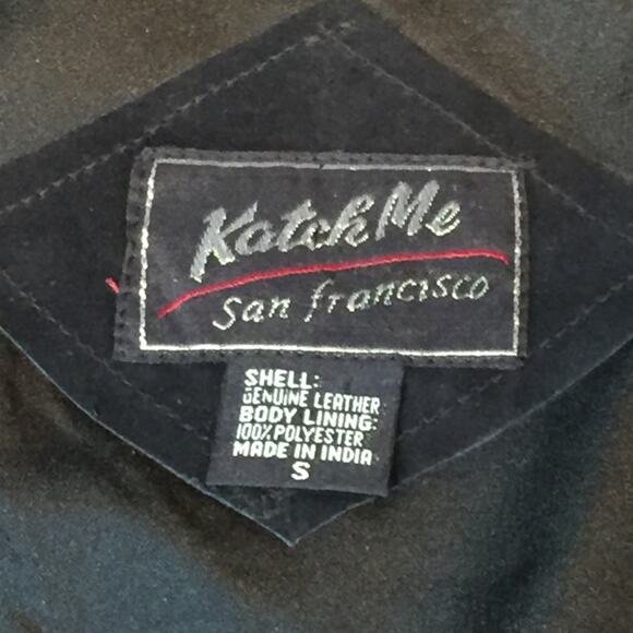 Katch Me BoHo Cowboy Retro NWT Suede Leather Western Ranch Rancher Vest S H - Picture 4 of 8